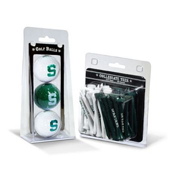 Team Golf Michigan State Spartans Golf Ball & Tees Set