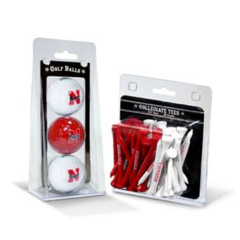 Team Golf Nebraska Cornhuskers Golf Ball & Tees Set