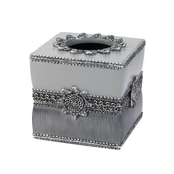 Avanti Braided Medallion Tissue Box Cover