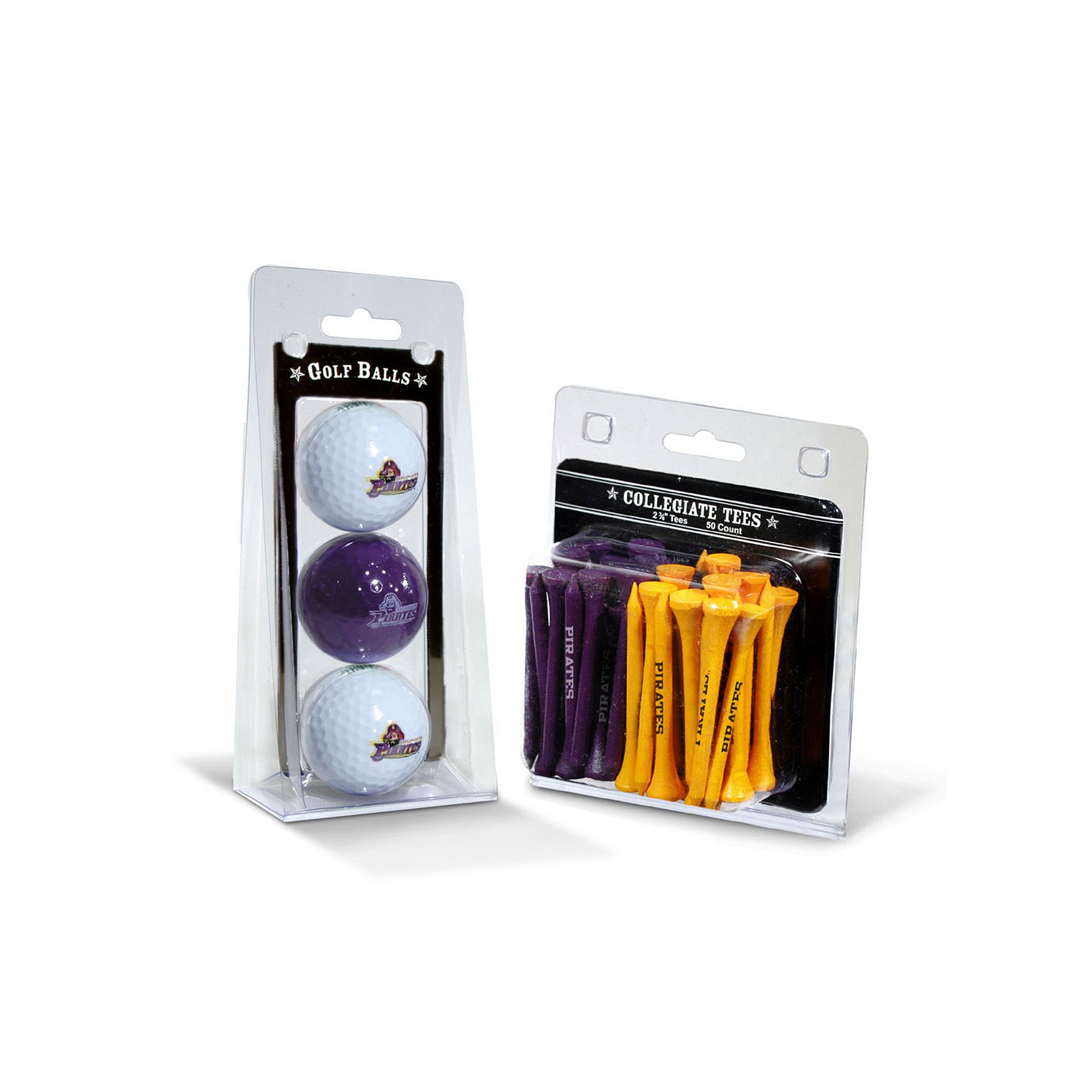 Team Golf East Carolina Pirates Golf Ball & Tees Set, Ecu Team