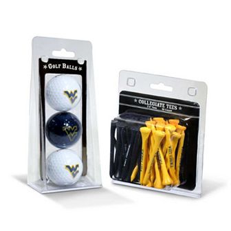 Team Golf West Virginia Mountaineers Golf Ball & Tees Set