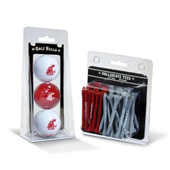 Team Golf Washington State Cougars Golf Ball & Tees Set