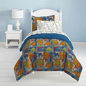 Dream Factory Dino Blocks Bed Set