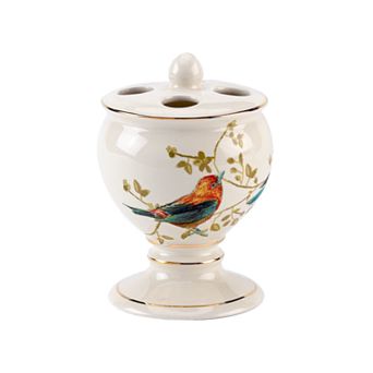 Avanti Gilded Birds Toothbrush Holder