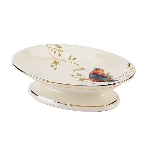 Avanti Gilded Birds Soap Dish