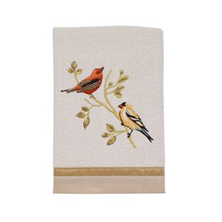 Avanti Gilded Birds Tissue Cover - Ivory