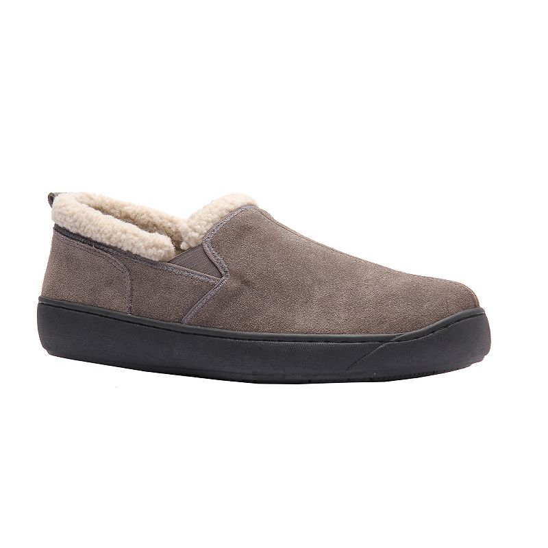 UPC 784060295278 product image for Hideaways by L.B. Evans Roderic Suede Men's Slippers, Size: 13 Wide, Grey | upcitemdb.com