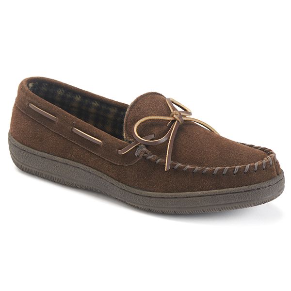 Hideaways by L.B. Evans Marion Suede Men's Moccasin Slippers