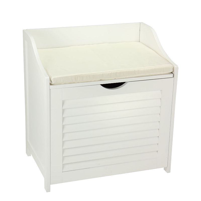 Household Essentials Single-Load Cabinet Hamper Seat