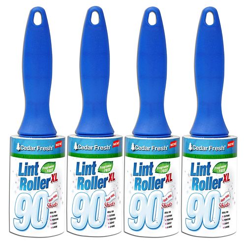 Household Essentials 4pk. Cedar Fresh Lint Rollers