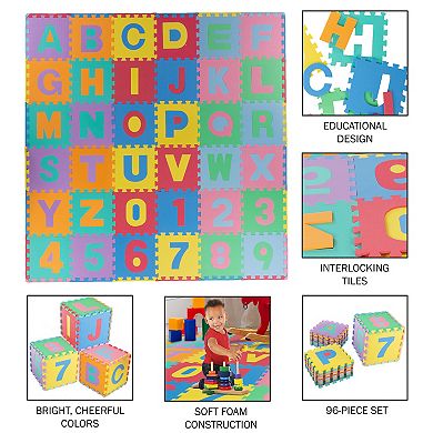 Foam Floor Alphabet and Number 36-pc. Puzzle Mat