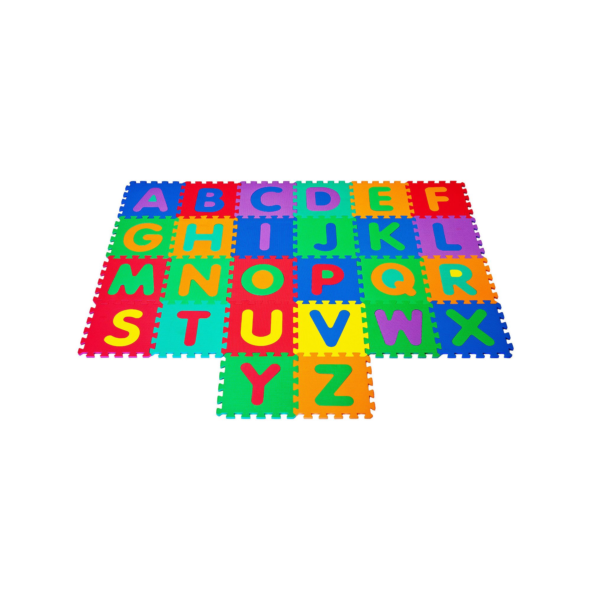 Foam Floor Alphabet Puzzles Mat Set, Multicolor