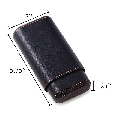 Bey-Berk Telescoping Three Cigar Holder - Men
