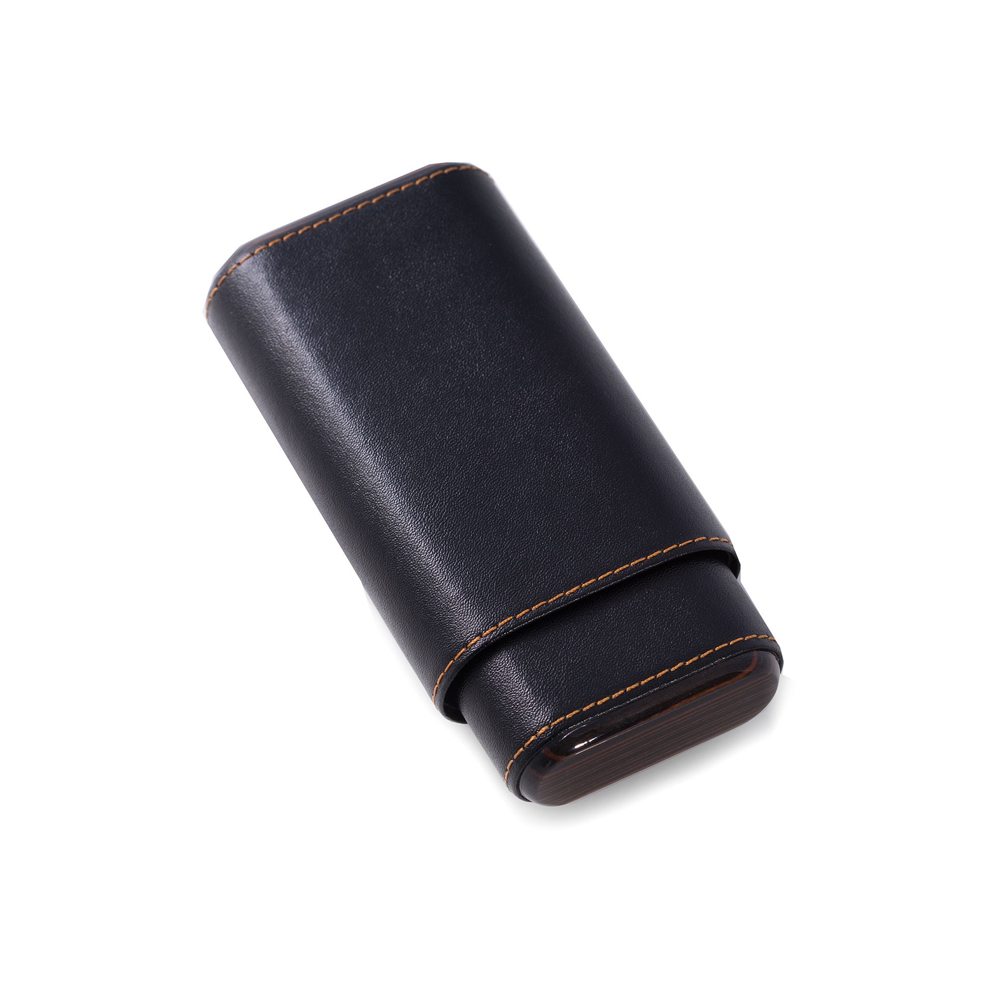 Bey-Berk Telescoping Three Cigar Holder - Men, Black