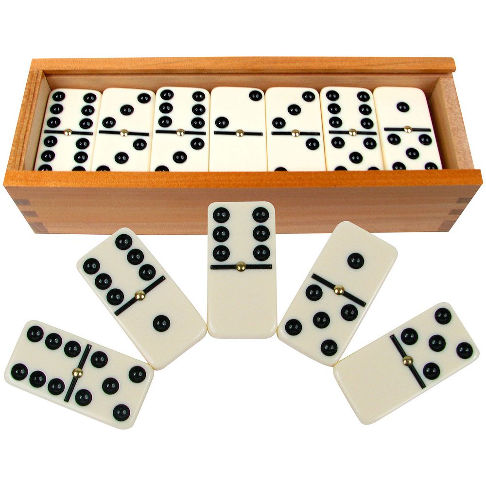 Premium Double-Six Dominoes Set