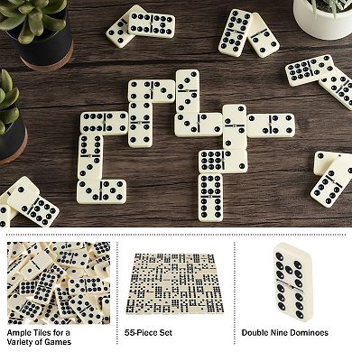 Premium Double-Nine Dominoes Set