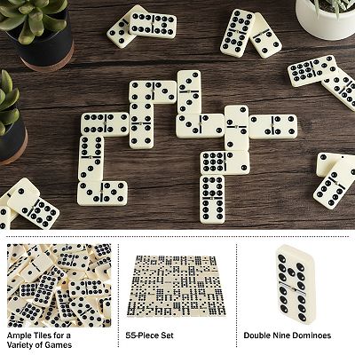 Premium Double-Nine Dominoes Set
