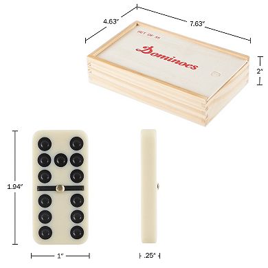 Premium Double-Nine Dominoes Set