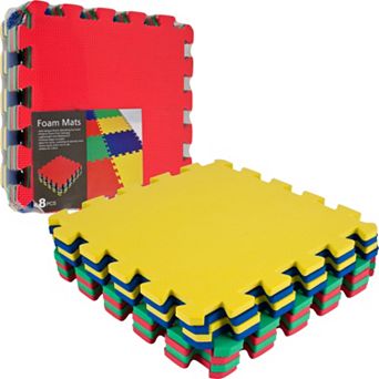 Foam Exercise 8 pc Mat Set