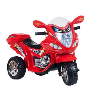 Lil' Rider Red Baron Motorized Motorcycle Trike Ride-On