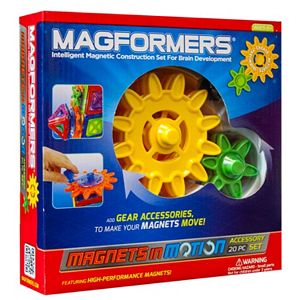 Magformers Magnets in Motion 20-pc. Gear Accessory Set