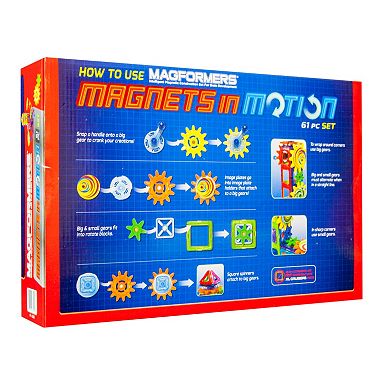 Magformers Magnets in Motion 61-pc. Gear Set