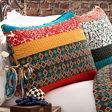 Lush Decor Boho Stripe 3-pc. Reversible Quilt Set