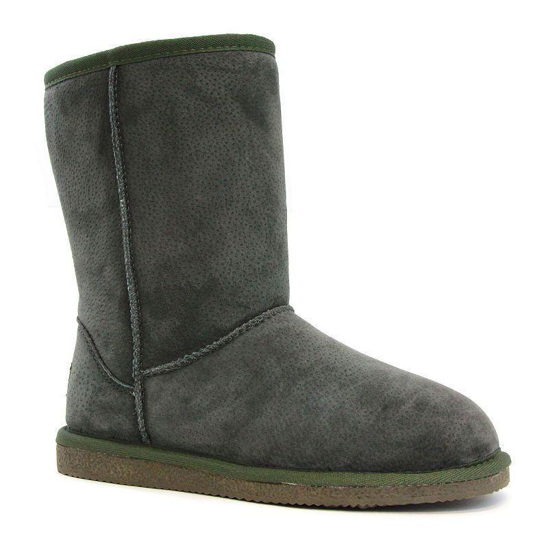 UPC 883139162807 product image for LAMO Classic Women's Mid-Calf Fleece Boots, Girl's, Size: 8, Dark Green | upcitemdb.com