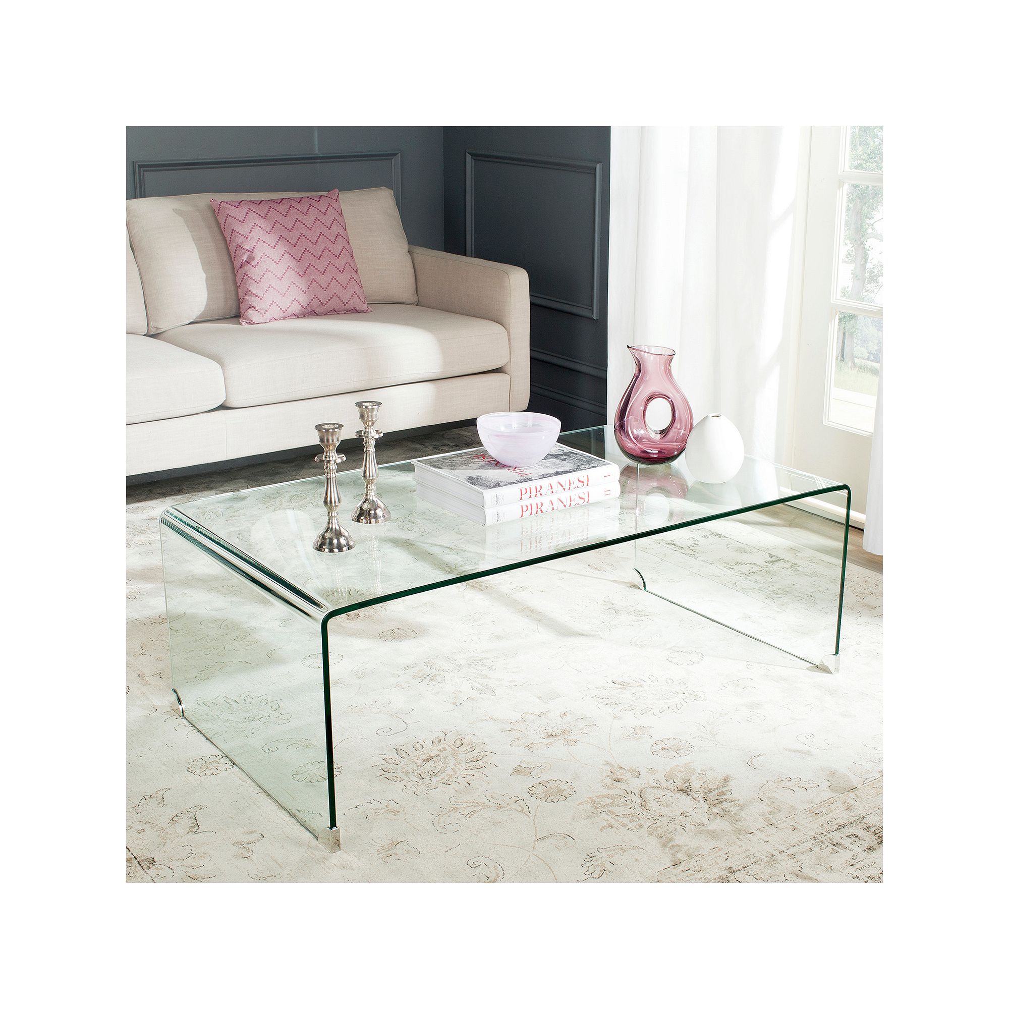 Safavieh Willow Coffee Table, Clear