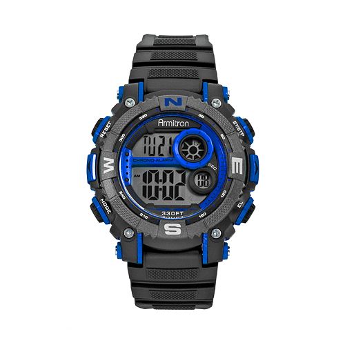 armitron watch manual set time