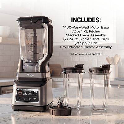Ninja Professional Plus DUO ブレンダー Ninja Professional Plus Blender DUO, Auto-iQ, 72oz Total Crushing