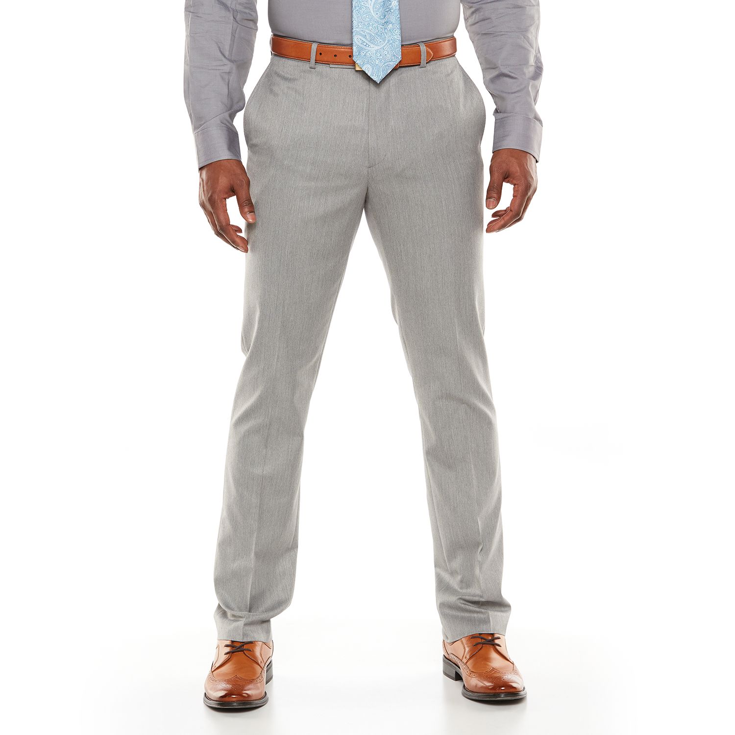 kohls mens white dress pants