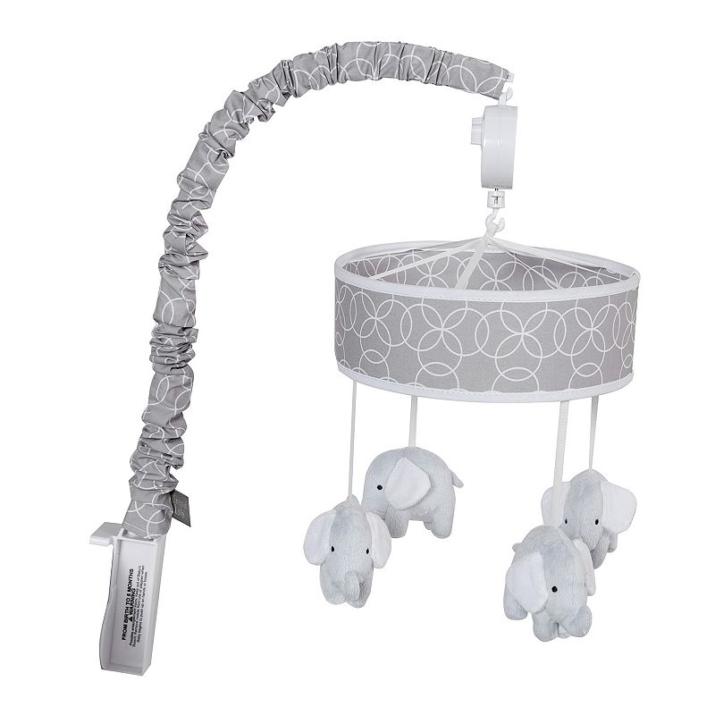 Trend Lab - Musical Crib Baby Mobile - Circles Gray