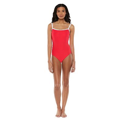Croft & Barrow® Pique One-Piece Swimsuit - Women's