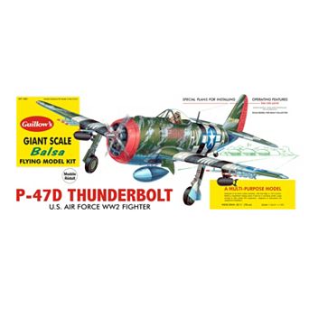 Guillow's 1:16 P-47D Thunderbolt Model Kit