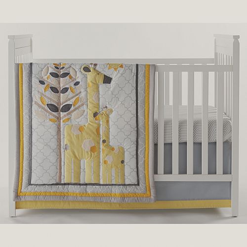 Happy Chic By Jonathan Adler Safari Giraffe 4 Pc Crib Bedding Set