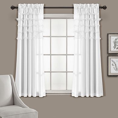 Lush Decor Avery Sheer Window Curtain Pair - 54'' x 84''