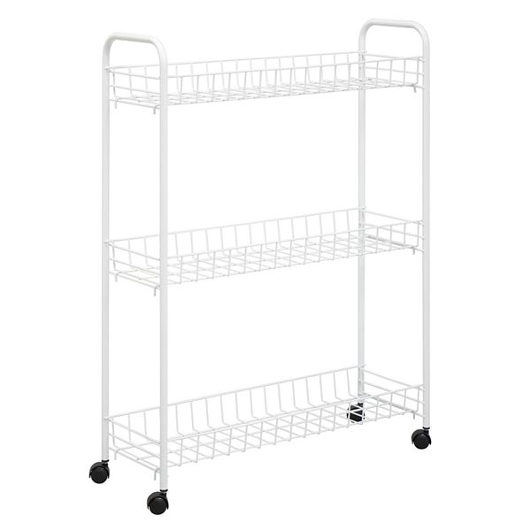 HoneyCanDo 3Tier Rolling Household Cart