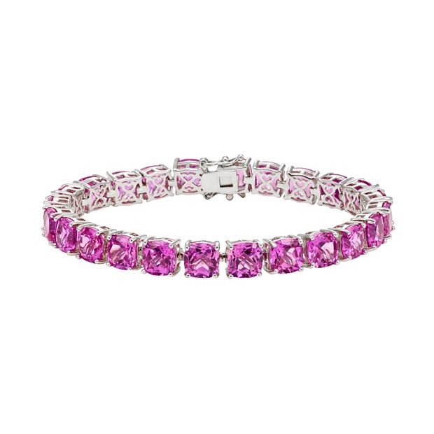 Pink sapphire bangle on sale bracelet