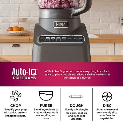 Ninja Professional Auto-iQ 9-Cup 1000 Watt Food Processor (BN601)