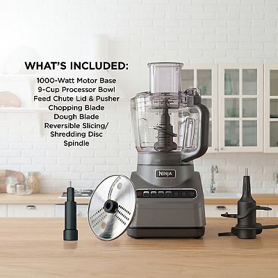 Ninja Professional Auto-iQ 9-Cup 1000 Watt Food Processor (BN601)
