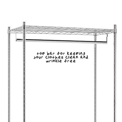 Honey-Can-Do Heavy-Duty Rolling Garment Rack