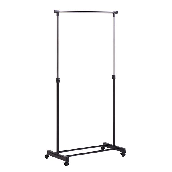 HoneyCanDo Adjustable Rolling Garment Rack