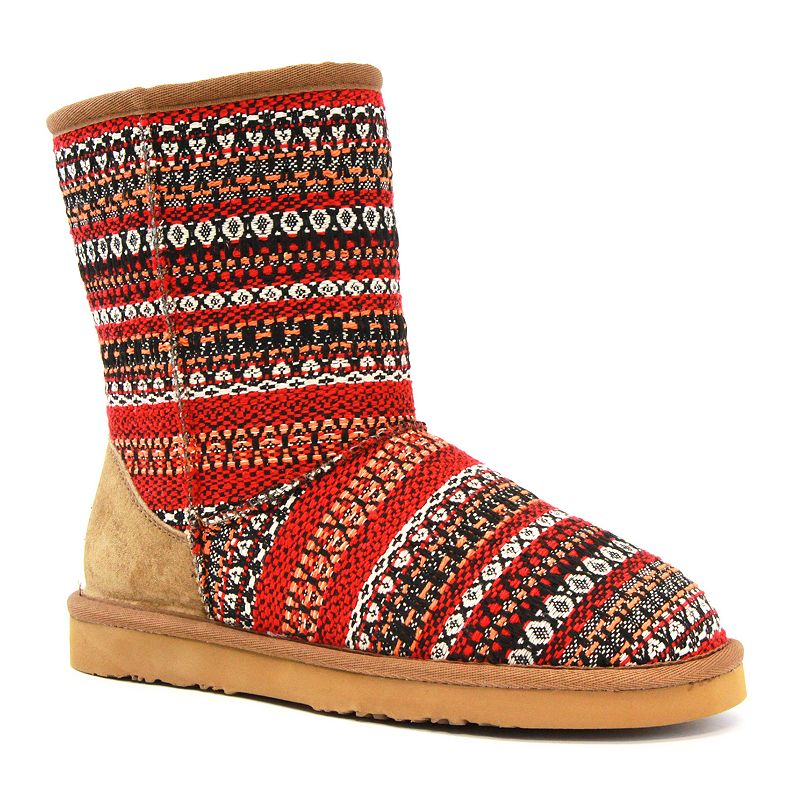 UPC 883139161510 product image for LAMO Juarez Women's Mid-Calf Winter Boots, Size: 7, Red | upcitemdb.com