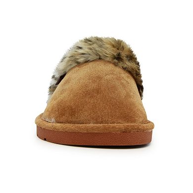 Mykos Women's Fleece Scuff Slippers