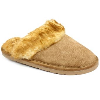 Mykos Women's Fleece Scuff Slippers