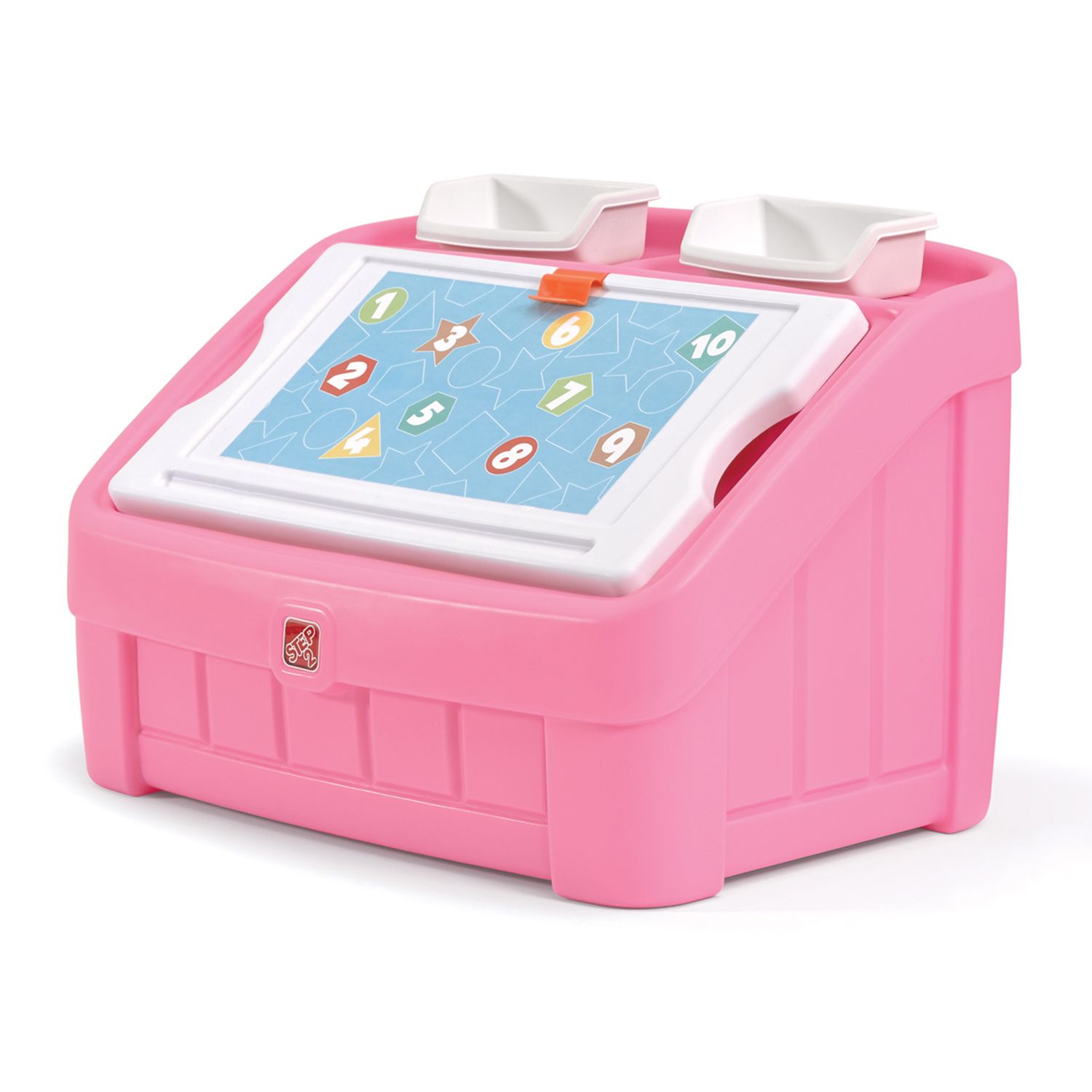 little tikes sort and store toy chest pink