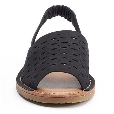 SO® Women's Two-Piece Slingback Sandals
