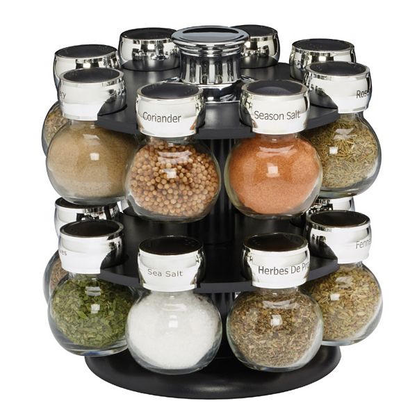 Kamenstein Ellington 16 Jar Spice Carousel