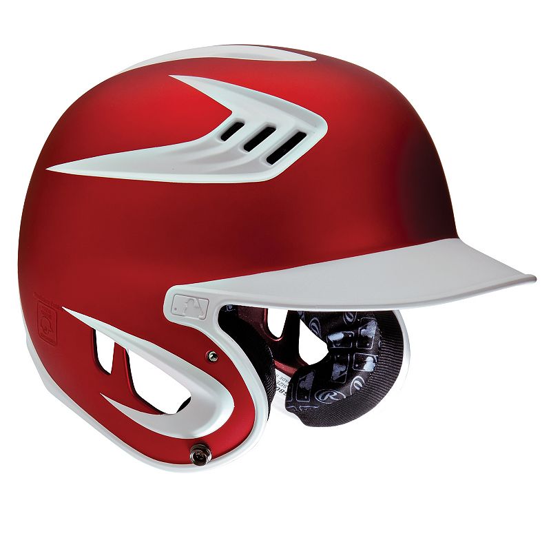 UPC 083321548697 product image for Rawlings Senior 80 MPH Rubberized Matte Finish Baseball Helmet - Youth | upcitemdb.com